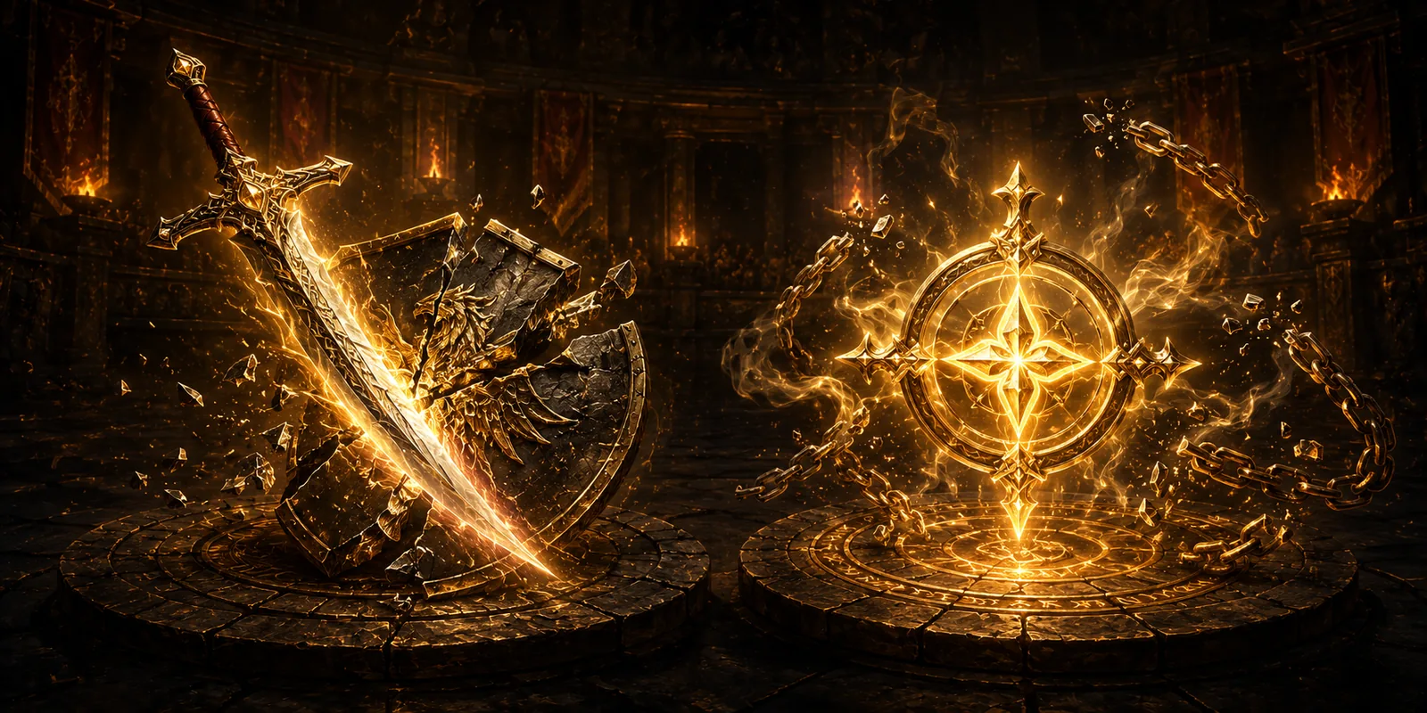 Two Blades for the Arena Alone